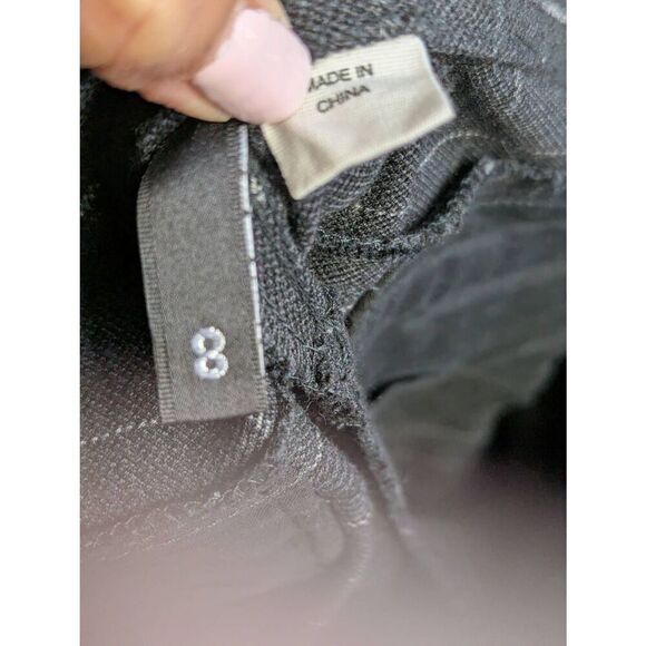 H&M checkered flared tailored trousers size 8 - Picture 5 of 7